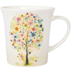 Sip in style with our charming Doodle Tree Mug 