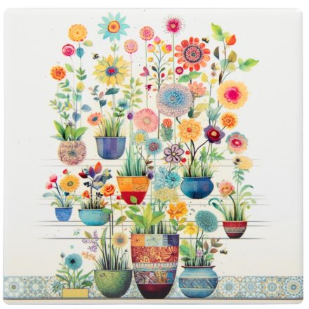 Portfolio Pots Display Coaster, 10cm 