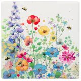 stunning floral design coaster 