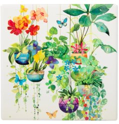 Add a touch of natural beauty and practicality to your home with the Portfolio Plants Coaster.