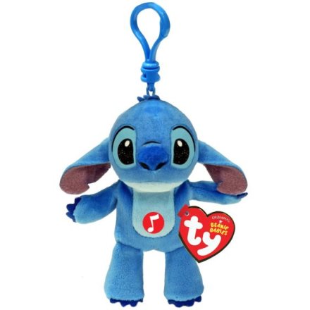 Stitch Keyring Clip 12cm