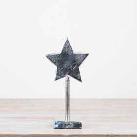 Metal Star on Base 30cm