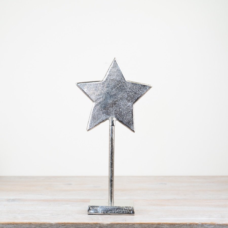 40cm Tall Metal Star on Base