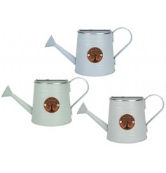 Add natural charm to your space with the Tree Of Life Half Watering Can Planter -
