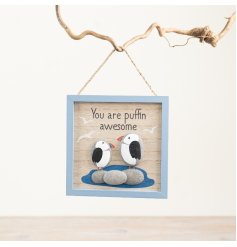 Transform your home into a puffin-perfect paradise with our charming photo frame.