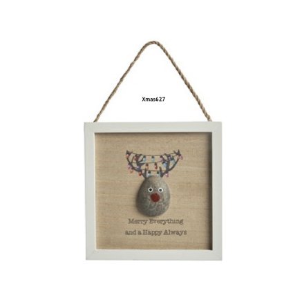 "Merry Everything And A Happy Always" Pebble Photo Frame 
