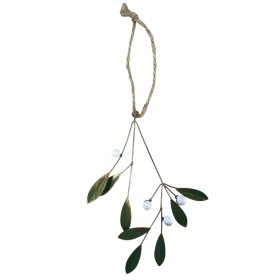 Charming holiday hanger adorned with festive Christmas berries.