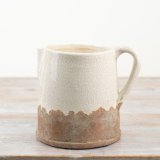 Add a touch of rustic charm to your home with our beautiful White Finish Jug, 
