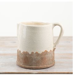 Distressed Cream Jug  22cm