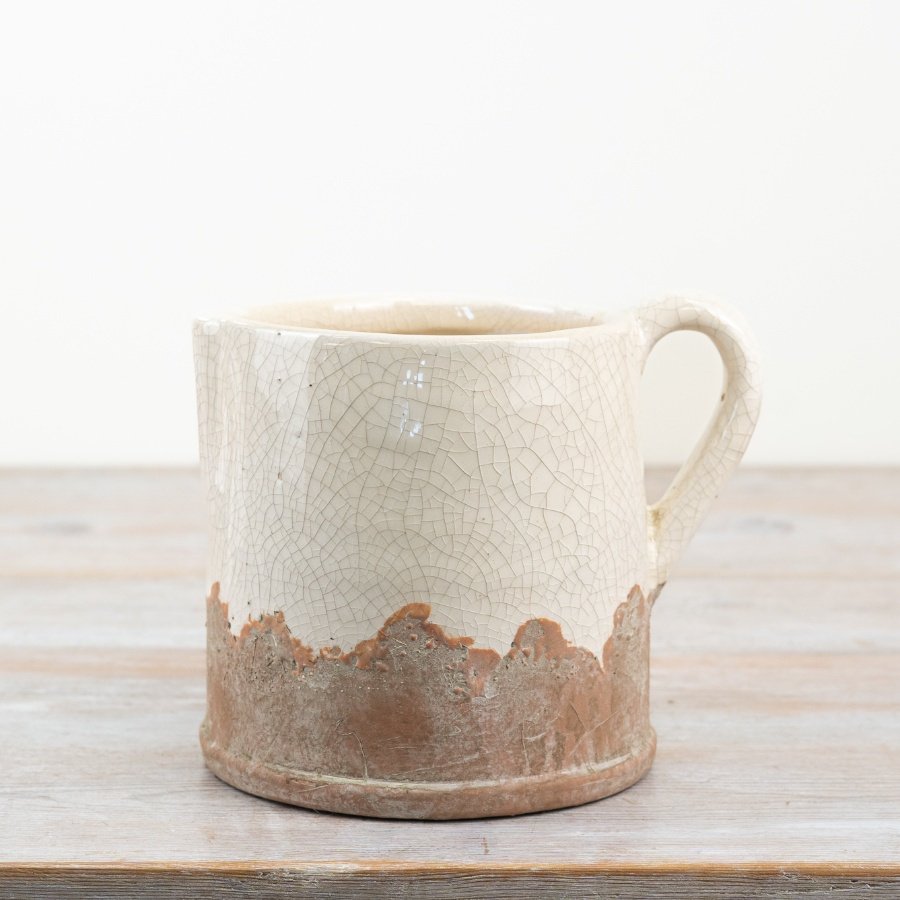 16in"Upgrade your home decor with our charming 16in Cream Ceramic Jug, 