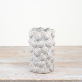 Ceramic Pumkin Flower Vase, 24.5cm 
