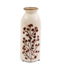 20cm Flower Patterned Vase