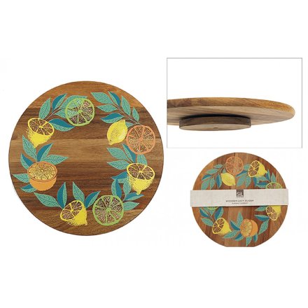 Citrus Printed Lazy Susan 35cm