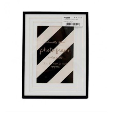 4x6 Monochrome Photo Frame