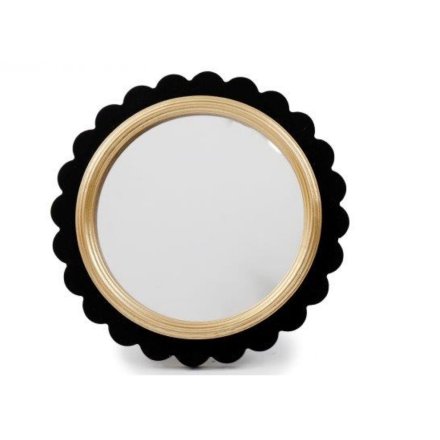 Wavy Edged Mirror