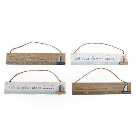 4/a Beach Wall Hangers 26cm