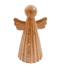 15cm Wooden Angel Ornament