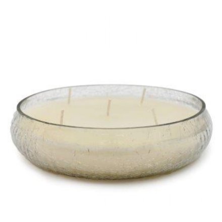 Crackle Glass Wax Bowl