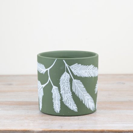 Breathe life into your space with our stunning Terracotta Leaf Planter 