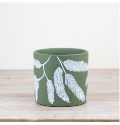 Breathe life into your space with our stunning Terracotta Leaf Planter 