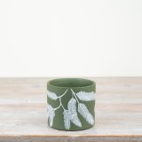 Green leafy planter 
