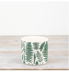 a stylish leaf design planter 