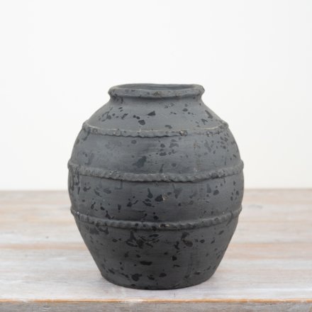 stunning grey vase 