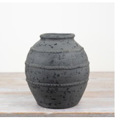 stunning grey vase 