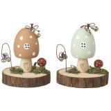 Charming toadstool house model to brighten your space