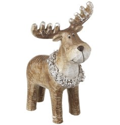 Small Christmas Moose, 22cm 