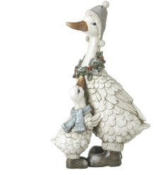 Christmas Duck With Duckling, 27cm