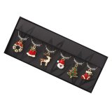 A set of 6 Christmas themed charms ideal for adding to stemmed glasses, ensuring you never lose your drink this season. 