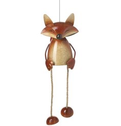 60.5cm Metal Hanging Fox