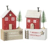 2/A Merry Christmas House, 10.5cm 