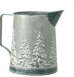 Metal Tree Jug, 26.5cm 
