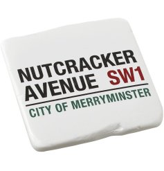 Nutcracker Avenue Coaster, 9cm 