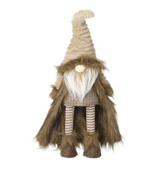 Gonk In Long Fur Coat, 55cm 