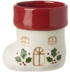 Ceramic Stocking Planter