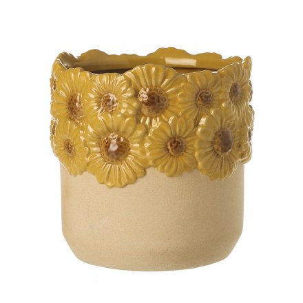 Sunflower Plant Pot, 12.7cm 