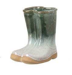 Step into style with our Ceramic Wellies - the perfect blend of form and function for your garden or home. 