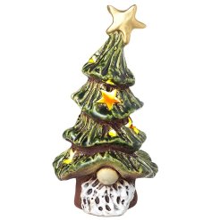 Ceramic Light Up Gonk Tree, 14.1cm 