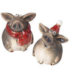 2/A Pig Ornament, 6.4cm 