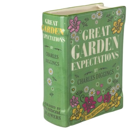Garden Expectations Book Vase, 20cm
