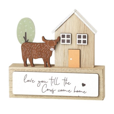 Love You Till The Cows Comes Home, 12cm