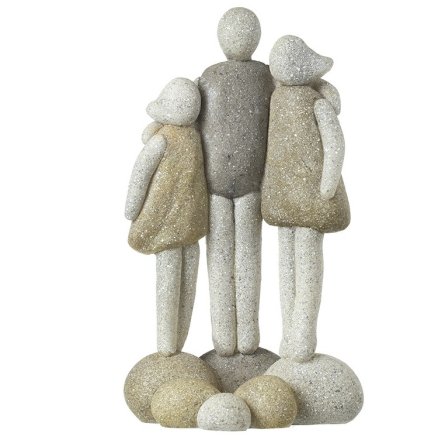 16cm Glitter Stone Family Figurine