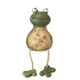 Hop into delightful decor with our Ceramic Large Sitting Frog. 