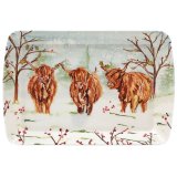 Bring a touch of Scottish charm to your home decor with our charming Highland Cow Tray 