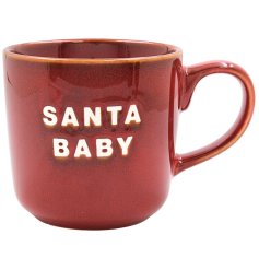 Stay cozy this holiday season with our festive Santa Baby Mug! 