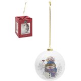 Get festive with Bug Art's Xmas Snowman Bauble - the perfect touch of holiday cheer for your tree, home, or gift!