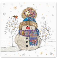A colourful Christmas coaster by designers Bug Art. 